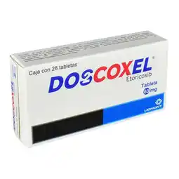 Farmacias YZA Doscoxel 60mg 28 tabs oferta