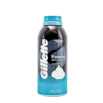 Farmacias YZA Gillette foamy sensitive espuma para rasurar 179ml oferta