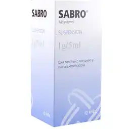 Farmacias YZA Sabro suspension 1g 120ml oferta