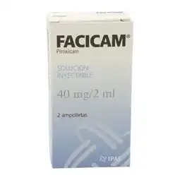 Farmacias YZA Facicam 40mg 2 amp x 2ml oferta