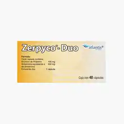 Farmacias YZA Zerpyco duo 100mg/300mg 40 caps oferta