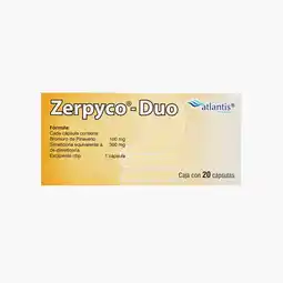 Farmacias YZA Zerpyco duo 100mg/300mg 20 caps oferta
