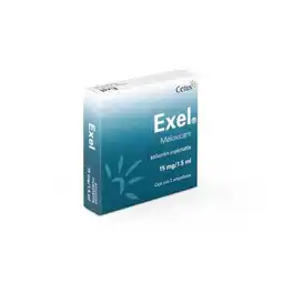 Farmacias YZA Exel 15mg 3 amp x 1.5ml oferta