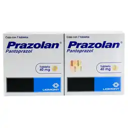 Farmacias YZA Prazolan dual 40mg 7 gra oferta