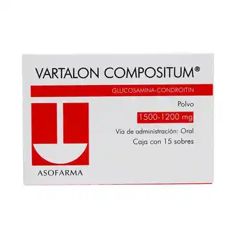 Farmacias YZA Vartalon compostium 1500mg/1200mg 15 sbs oferta