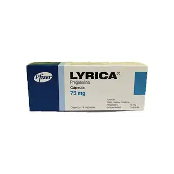 Farmacias YZA Lyrica 75mg 14 caps oferta