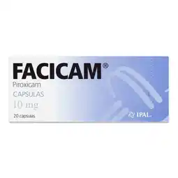 Farmacias YZA Facicam 10mg 20 caps oferta