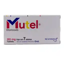 Farmacias YZA Mutel 120mg 7 tabs oferta
