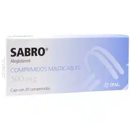 Farmacias YZA Sabro masticable 0.5g 20 comp oferta