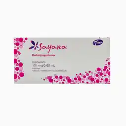Farmacias YZA Sayana suspension 104mg/0.65ml oferta