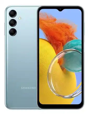 Mercado Libre Samsung galaxy m14 5g 4gb + 128gb azul color blue oferta