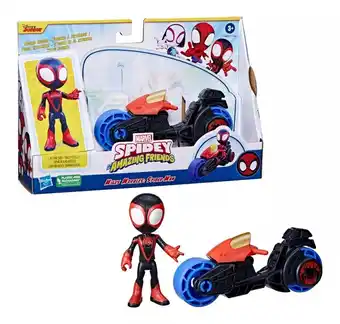 Mercado Libre Spidey and his amazing friends miles morales y motocicleta oferta