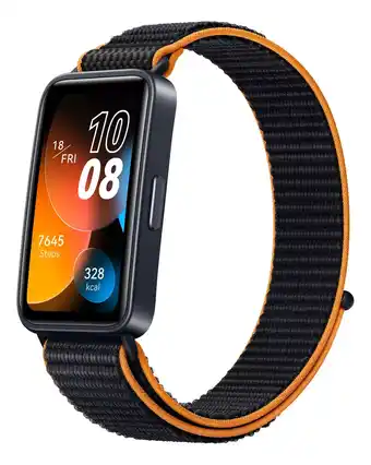 Mercado Libre Smartwatch huawei band 8 1.47' batería hasta 14 días naranja color de la caja negro color del bisel negro diseño de la correa oferta