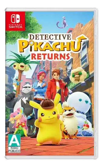 Mercado Libre Videojuego nintendo swtich detective pikachu returns oferta