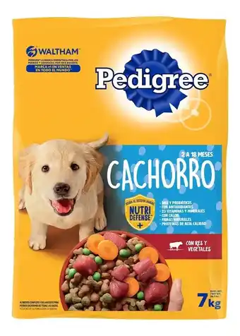 Mercado Libre Pedigree croquetas alimento para perros cachorros 7kg oferta
