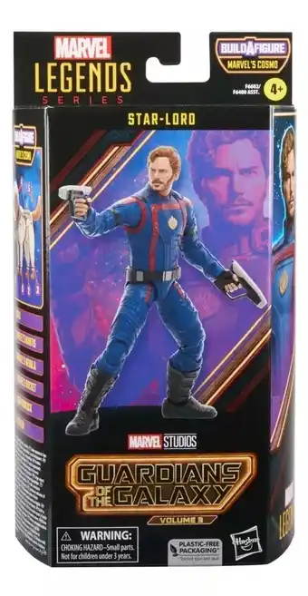 Figura de acción marvel legends series star-lord vol.3