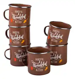 Mercado Libre Juego de 6 tazas grandes cinsa de peltre frase navidad cafe oferta