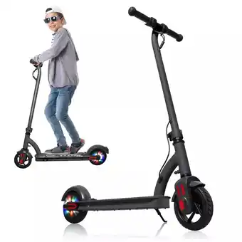 Mercado Libre Scooter eléctrico para niños led honey whale e6 10km/h 100w color gris oxford oferta