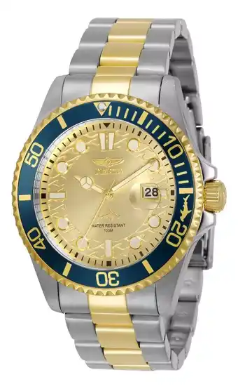 Mercado Libre Reloj invicta 30022 acero dorado hombres color de la correa acero/oro color del bisel azul oscuro oferta