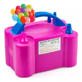 Mercado Libre Bomba electrica doble infla globos compresor para cumpleaños oferta