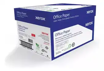 Papel bond xerox 75gr carta 97% blancura c/5000 hojas