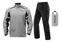 Impermeable motociclista reflejante con capucha sulaite