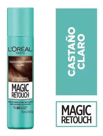 Retocador de raíz magic retouch l'oréal paris castaño claro