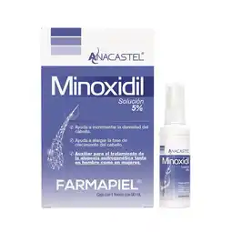 Farmacias Benavides Minoxidil 5% tratamiento capilar oferta