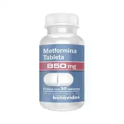 Farmacias Benavides 850 mg metformina oferta