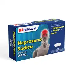 Farmacias Benavides Naproxeno 550 mg analgésico oferta