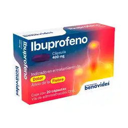 Farmacias Benavides Ibuprofeno 400 mg oferta