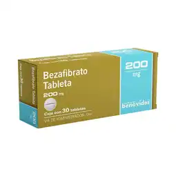 Farmacias Benavides 200 mg bezafibrato oferta