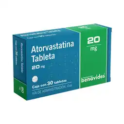 Farmacias Benavides 20 mg atorvastatina oferta