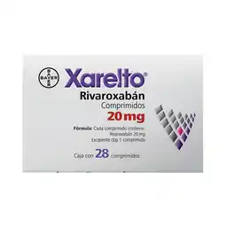 Farmacias Benavides 20 mg rivaroxabán oferta