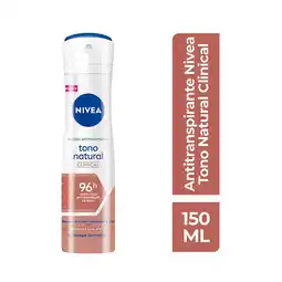 Farmacias Benavides Antitranspirante aerosol tono natural clinical oferta