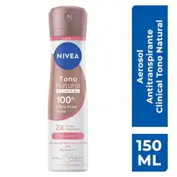 Farmacias Benavides Antitranspirante aerosol tono natural clinical oferta