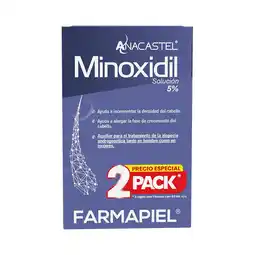 Farmacias Benavides Anacastel minoxidil 5% 2 pack oferta