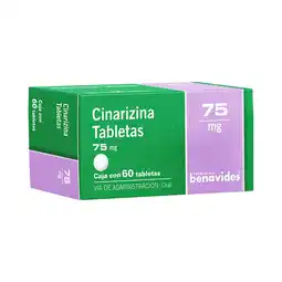 Farmacias Benavides Cinarizina 75 mg oferta