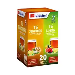 Farmacias Benavides Té de jengibre y limón oferta