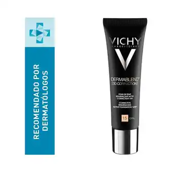 Farmacias Benavides Dermablend corrección 3d tono 15 opal maquillaje oferta