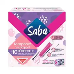 Farmacias Benavides Súper plus flujo súper abundante con aplicador de plástico tampones oferta