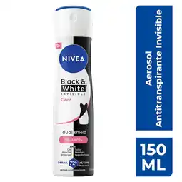 Farmacias Benavides Clear mujer invisible desodorante aerosol 150 ml oferta