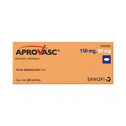 Farmacias Benavides 150 mg / 10 mg amlodipino + irbesartan oferta