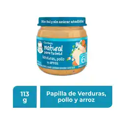 Farmacias Benavides Papilla etapa 2 comidita casera pollo, verduras y arroz oferta