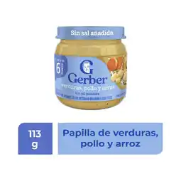 Farmacias Benavides Papilla etapa 2 comidita casera pollo, verduras y arroz oferta