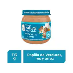 Farmacias Benavides Papilla etapa 2 comidita casera res, verduras y arroz oferta