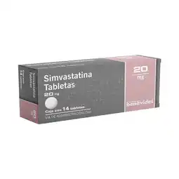 Farmacias Benavides 20 mg simvastatina oferta