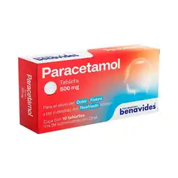 Farmacias Benavides Paracetamol 500 mg analgésico oferta