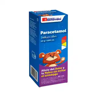 Farmacias Benavides Paracetamol 10 gr/100 ml analgésico oferta