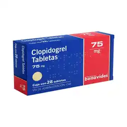 Farmacias Benavides Clopidogrel 75 mg oferta